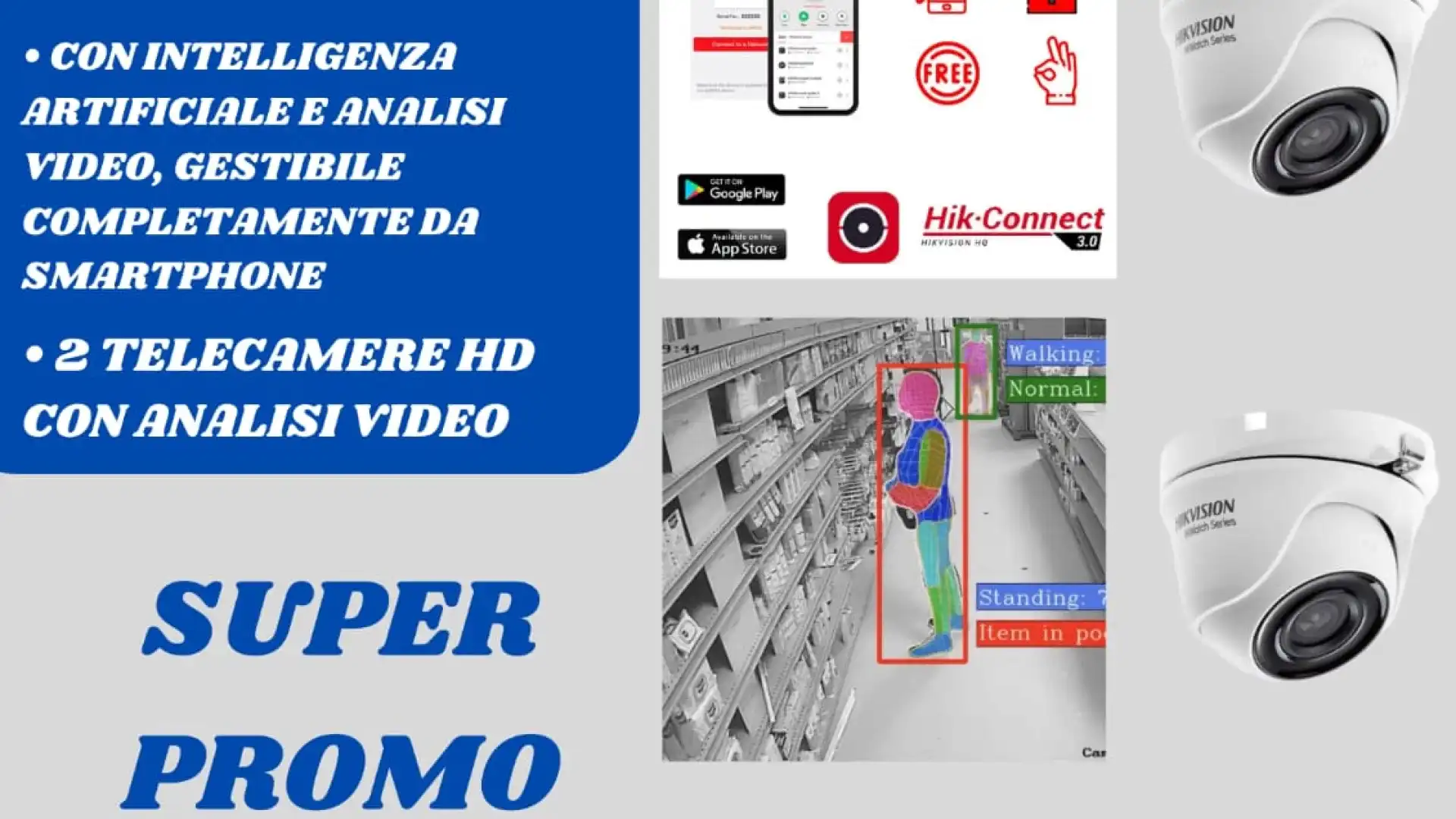 Sicurezza e videosorveglianza, affidati alla Netcom Impianti di Colli a Volturno. Le super promo attivate sugli impianti Ksenia e Hikvision.